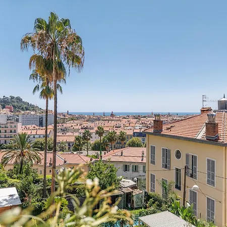Quiet & Open View - 1 Bdr Large Terrace Lejlighed Nice