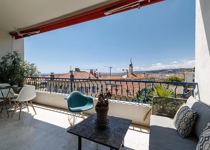 Quiet & Open View - 1 Bdr Large Terrace 니스