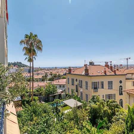 Lägenhet Quiet & Open View - 1 Bdr Large Terrace Nice